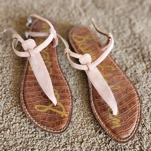 Sam Edelman sandals, size 7, pink